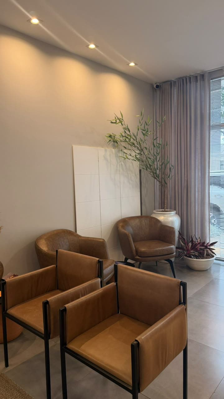 Sala de espera da clínica